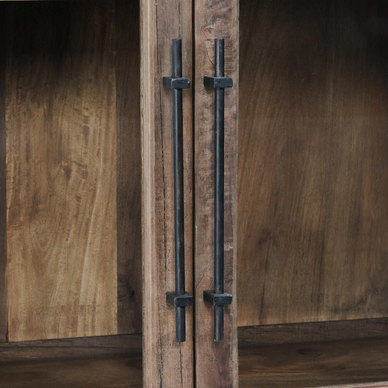 Zion Reclaimed Wood 2Dr Armoire Natural