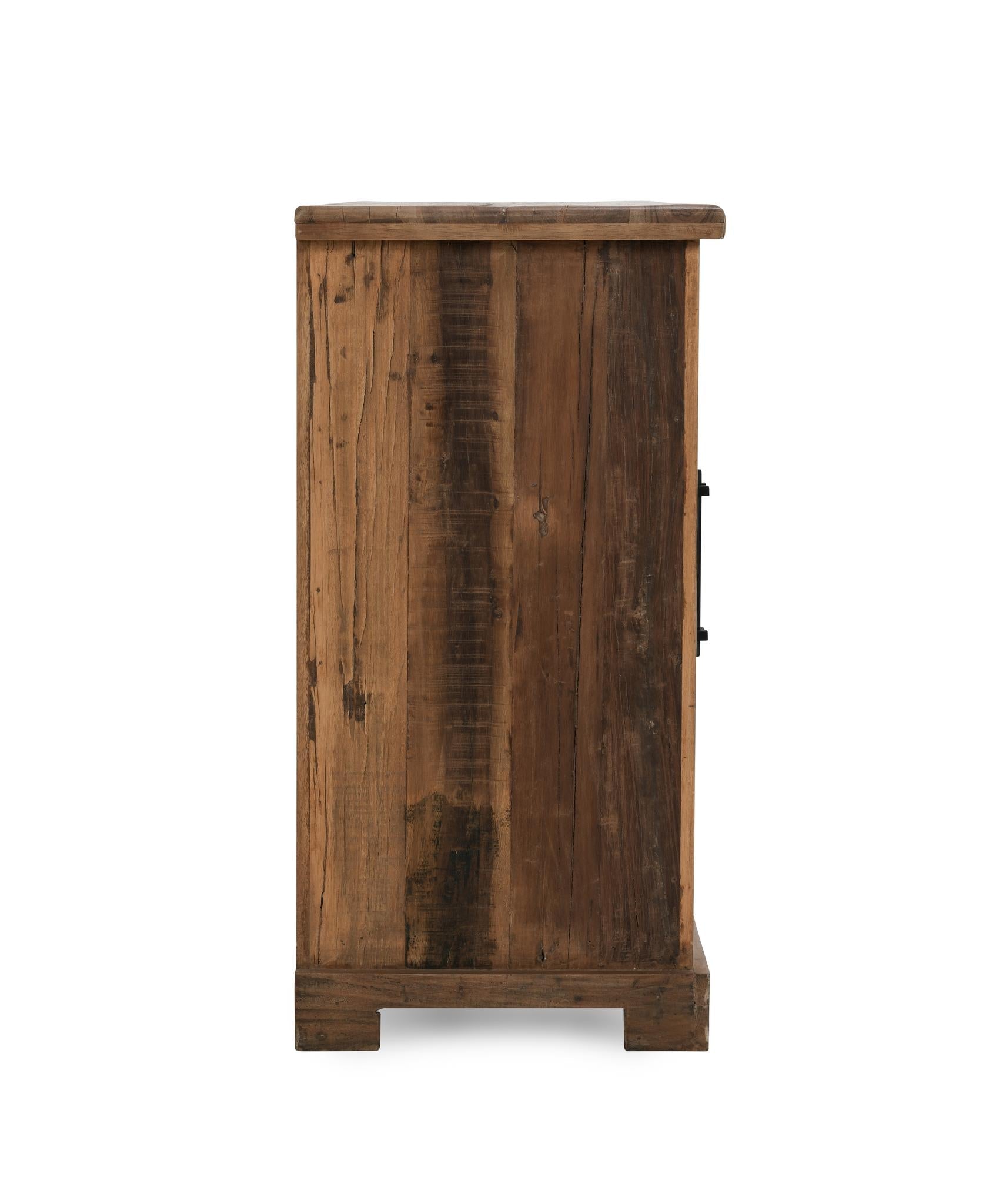 Zion 4 Door Cabinet - Natural