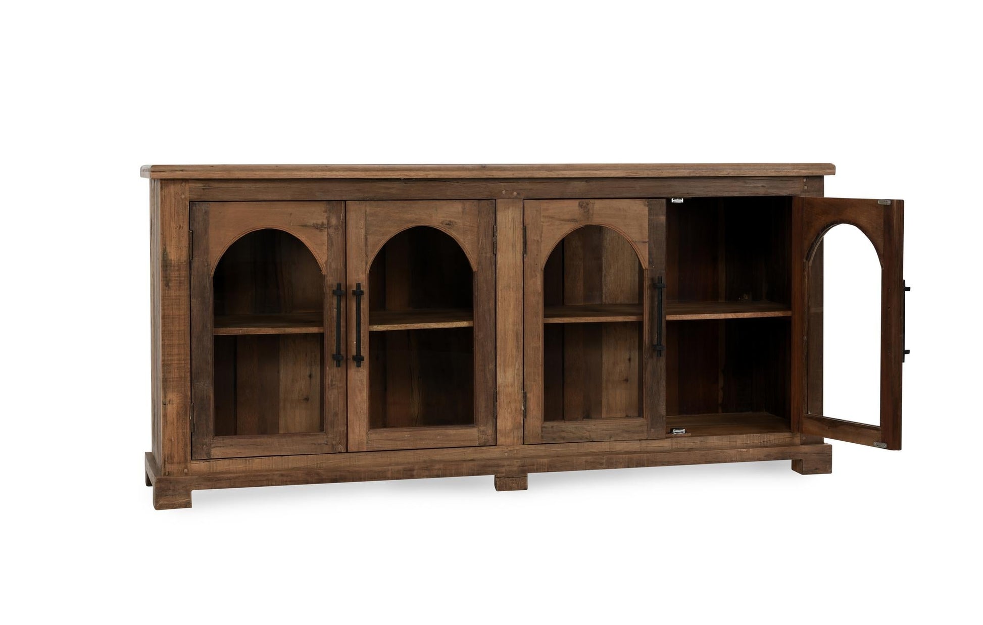 Zion 4 Door Cabinet - Natural