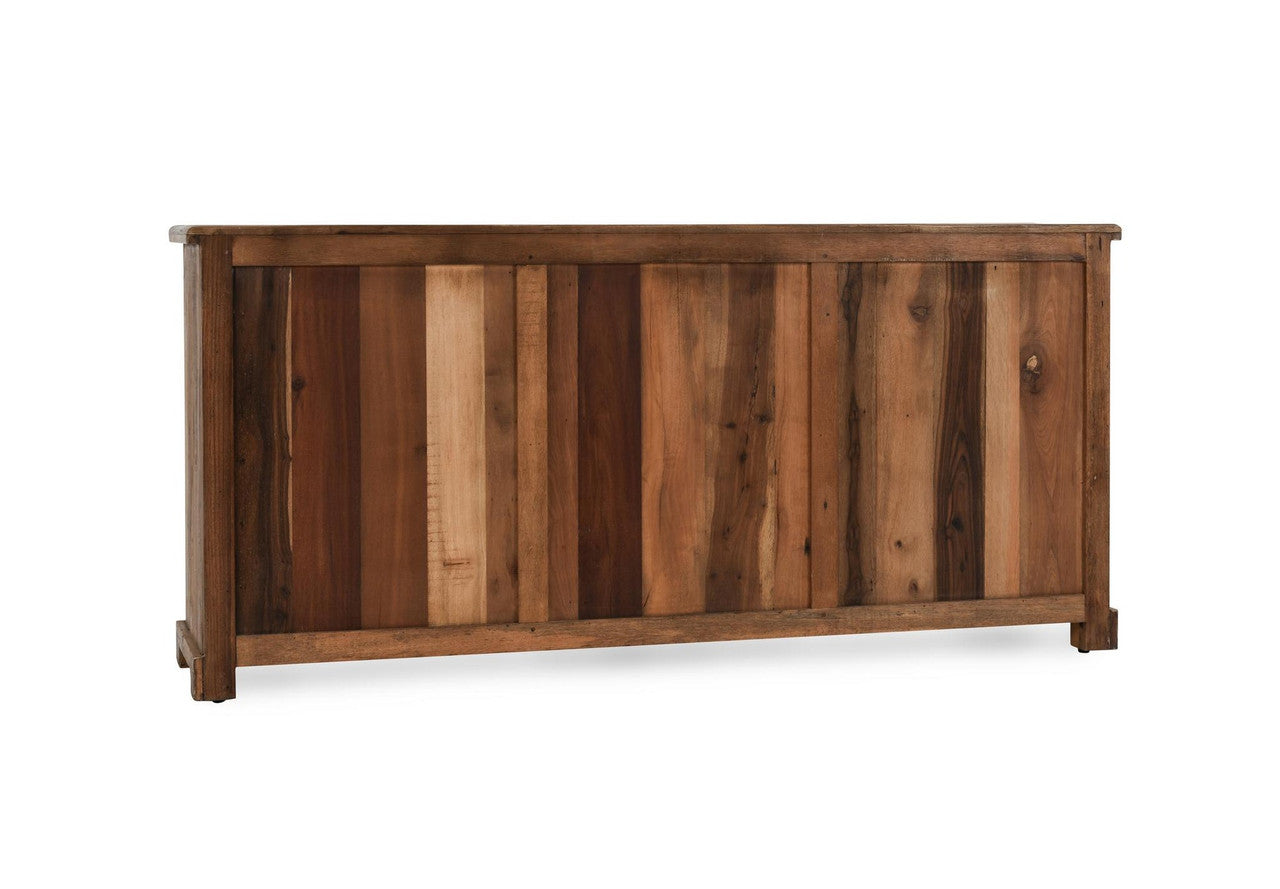 Zion Reclaimed Wood 4Dr Cabinet Natural