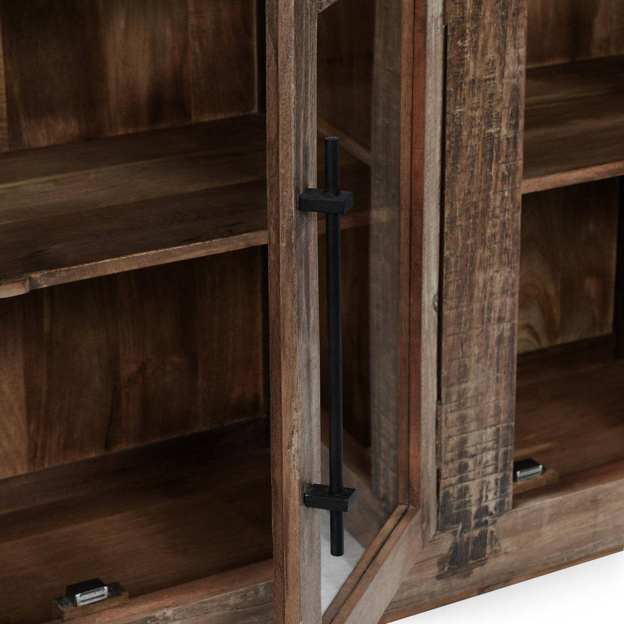 Jett Reclaimed Wood 4Dr Cabinet Natural