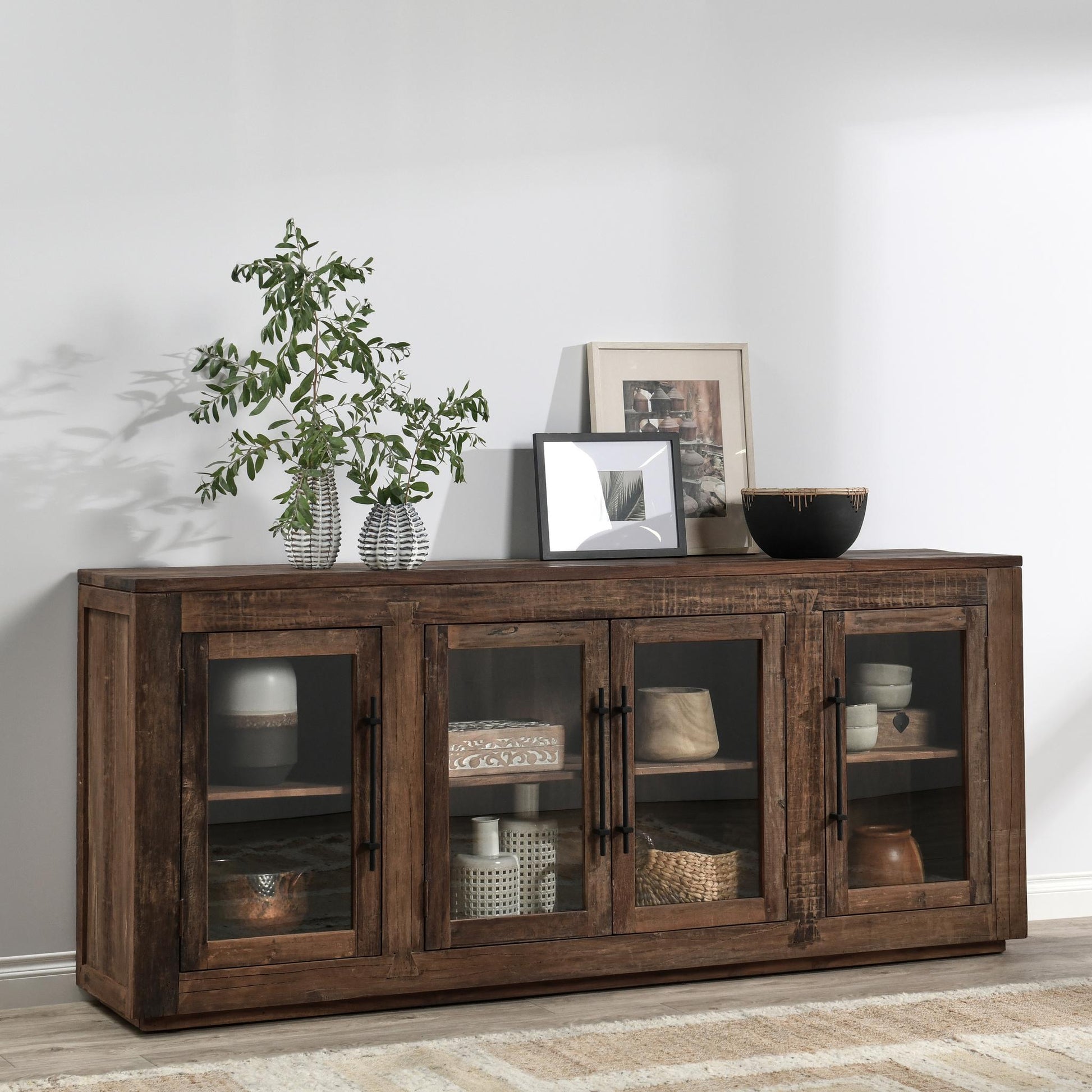 Jett 4 Door Cabinet - Natural