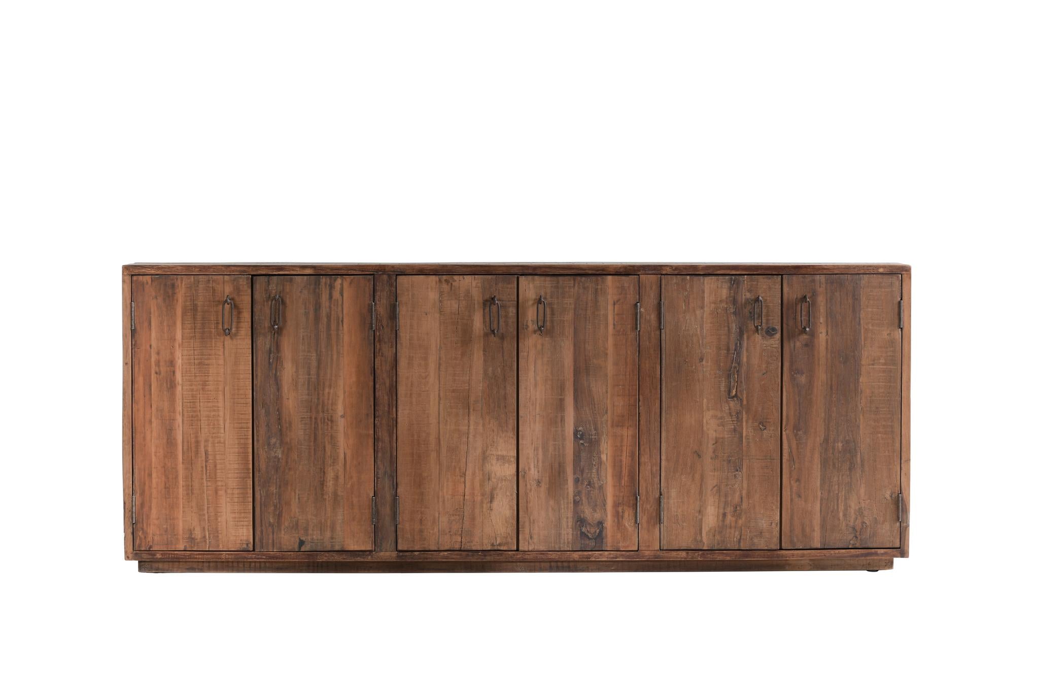 Cleo 6 Door Cabinet - Natural