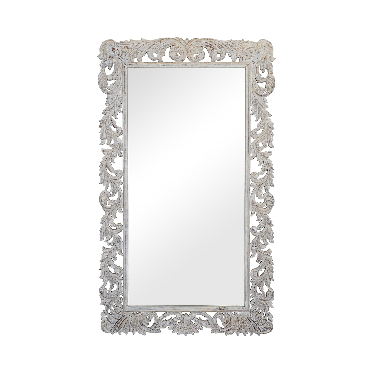 Sophia Floor Mirror - White