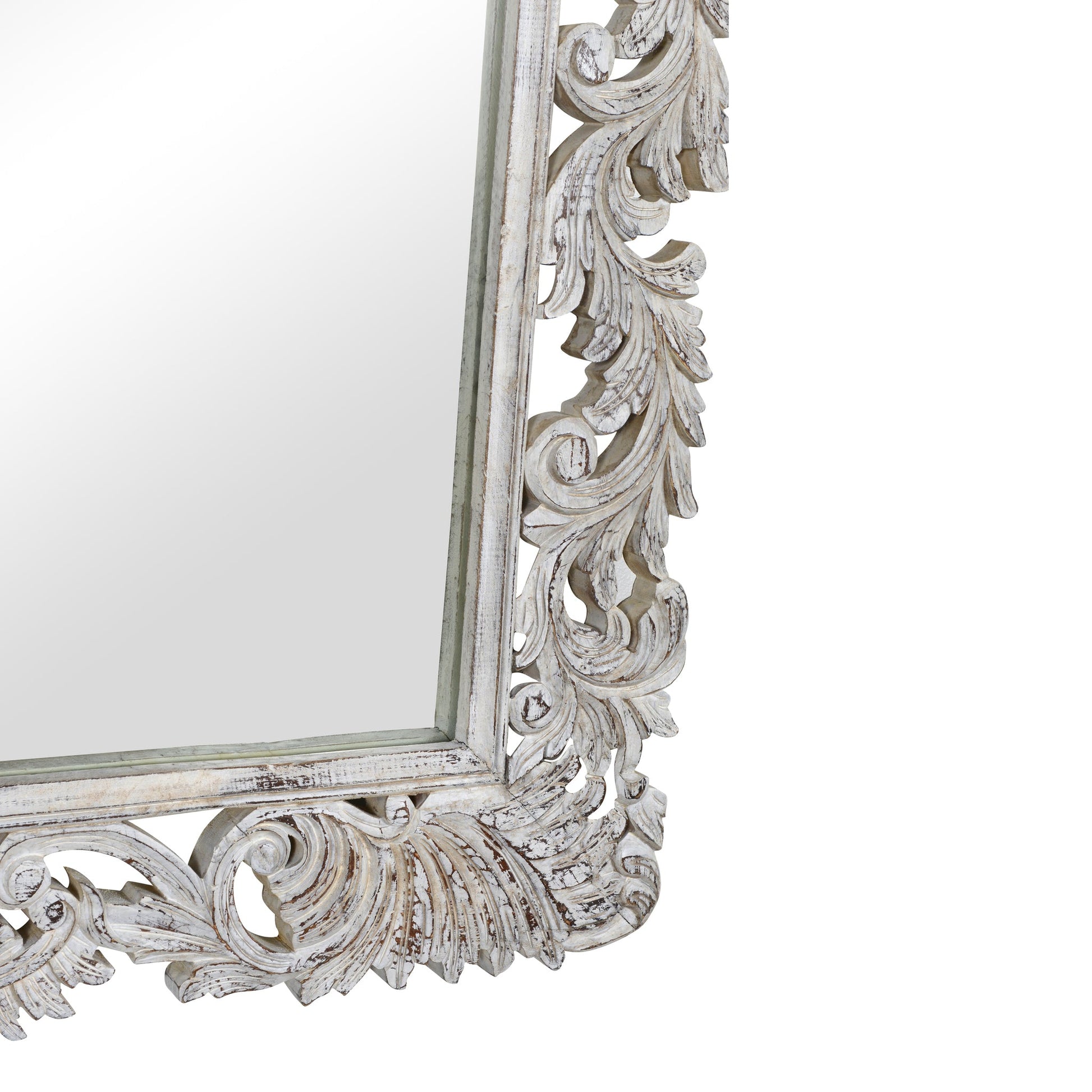 Sophia Floor Mirror - White