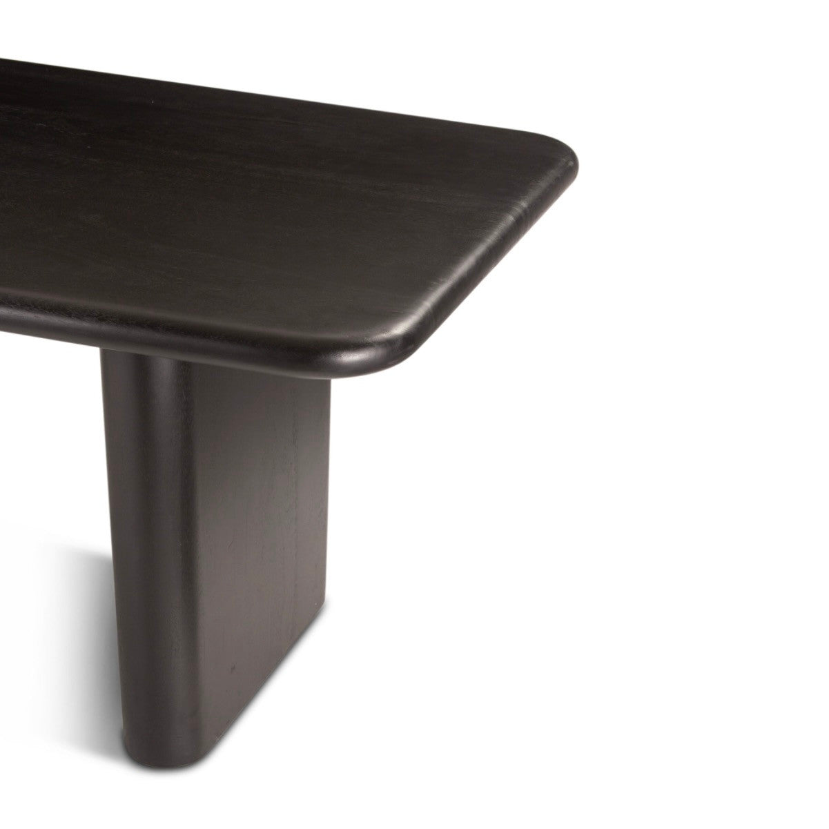 Helsinki 80" Mango Wood Dining Table Black