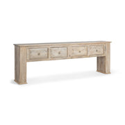 Qena 4 Drawer Console Table - Butterwood Blend