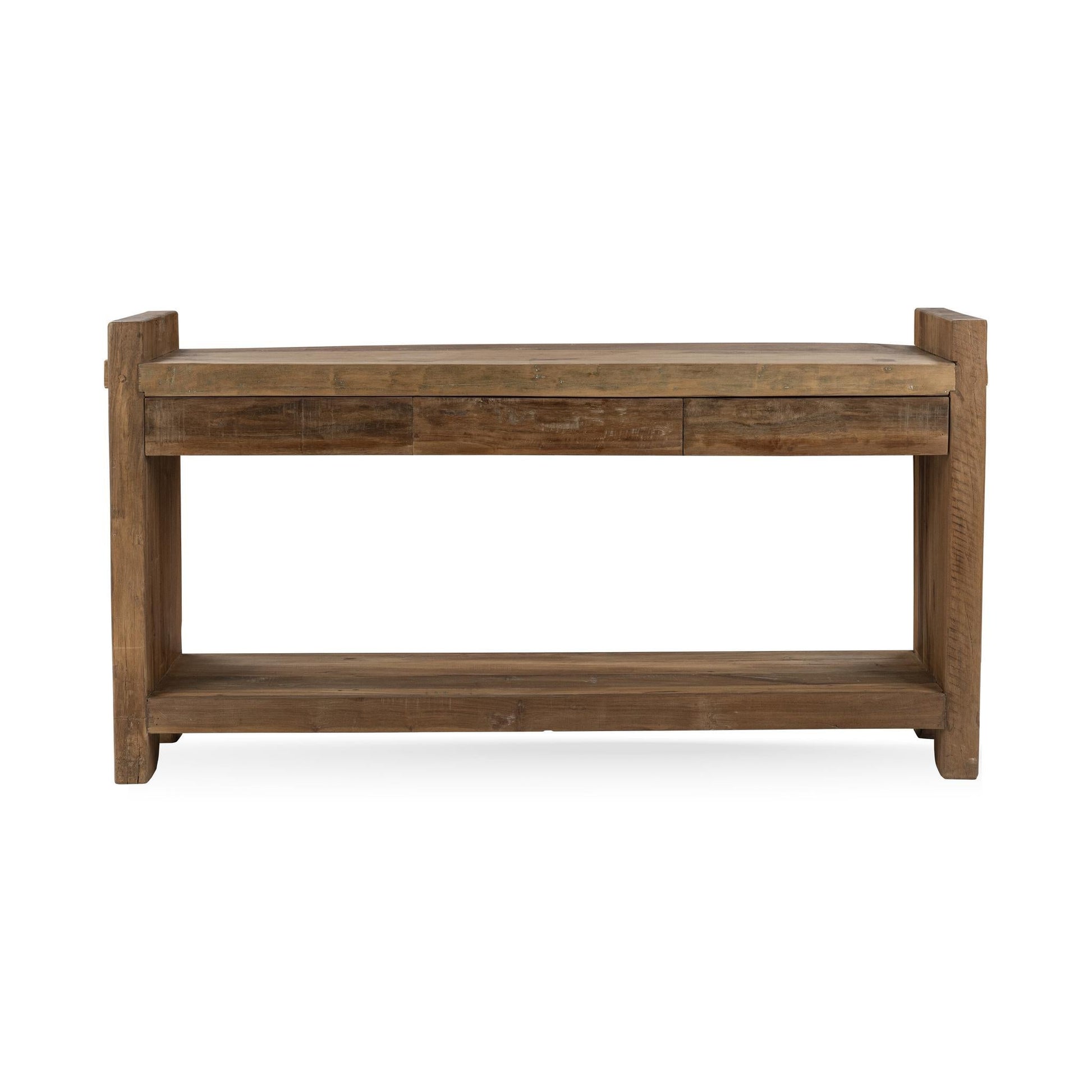 Marsa 3 Drawer Console Table - Natural