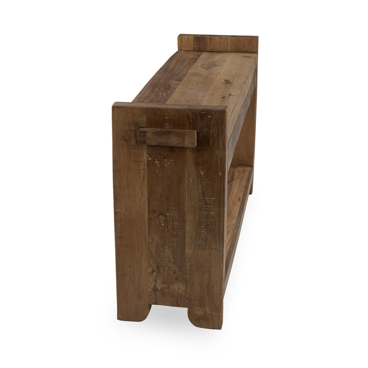 Marsa Reclaimed Wood 3Dwr Console Table