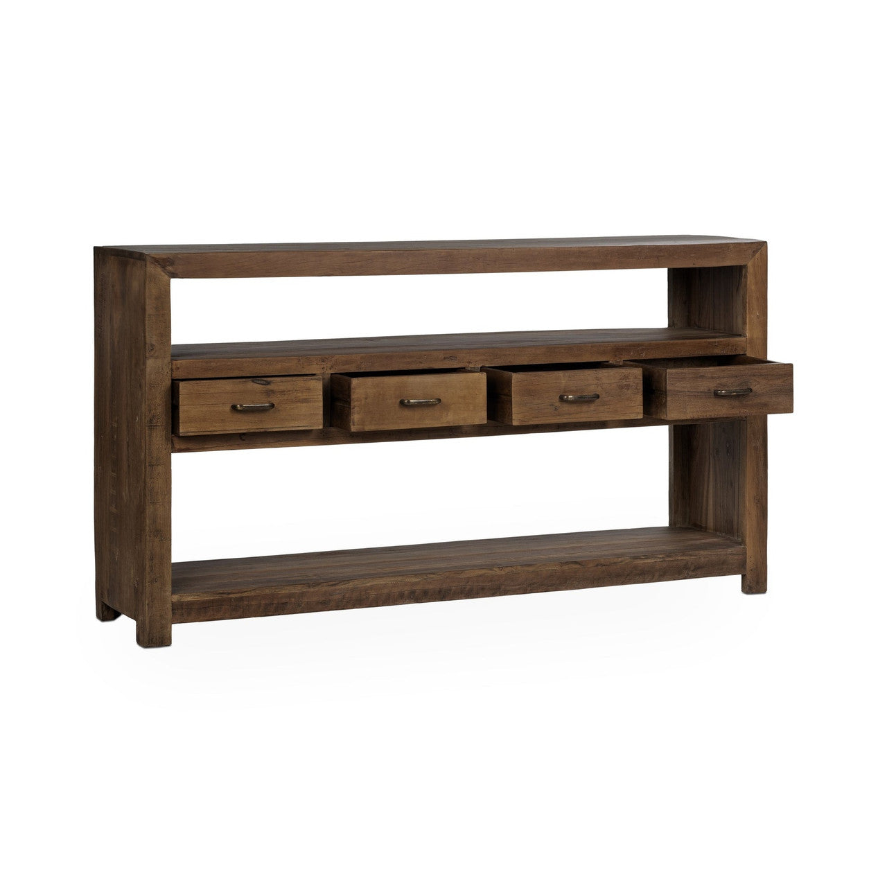 Mattai Reclaimed Wood 4Dwr Console Table