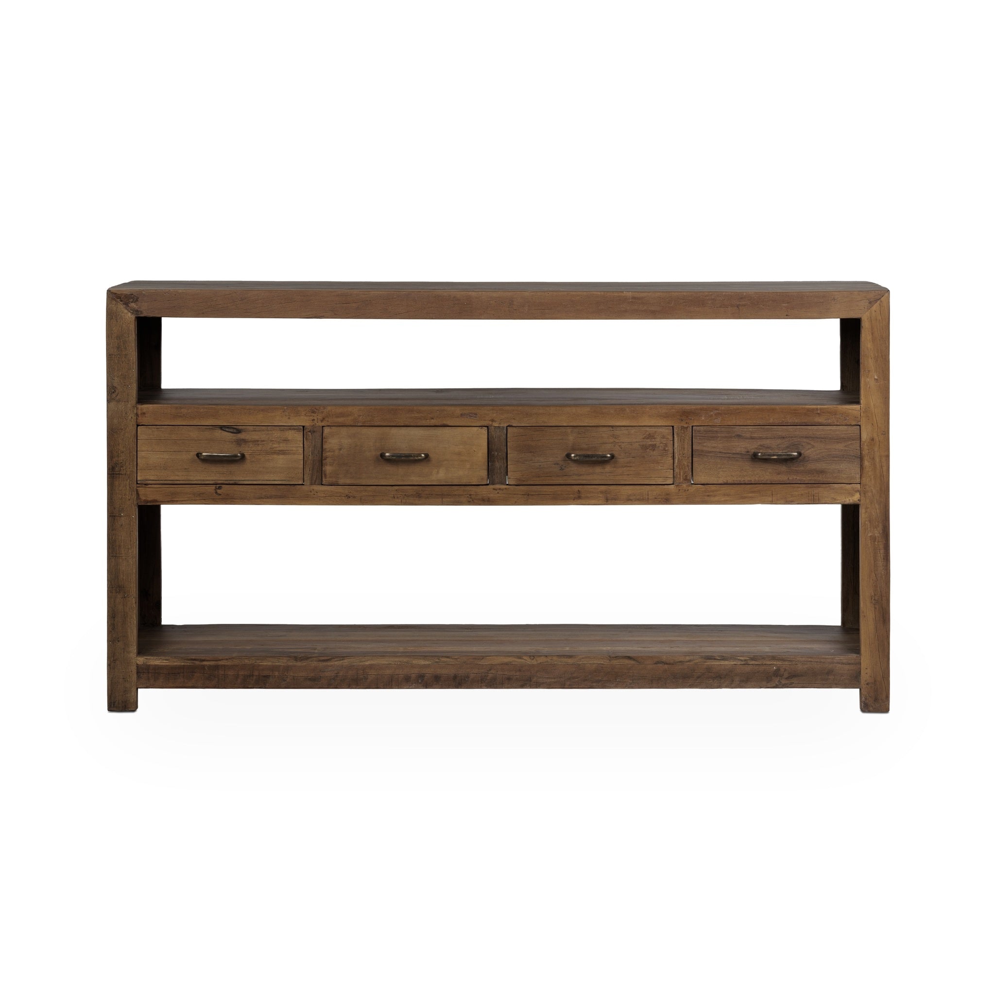 Mattai 4 Drawer Console Table - Natural - Armoire Natural