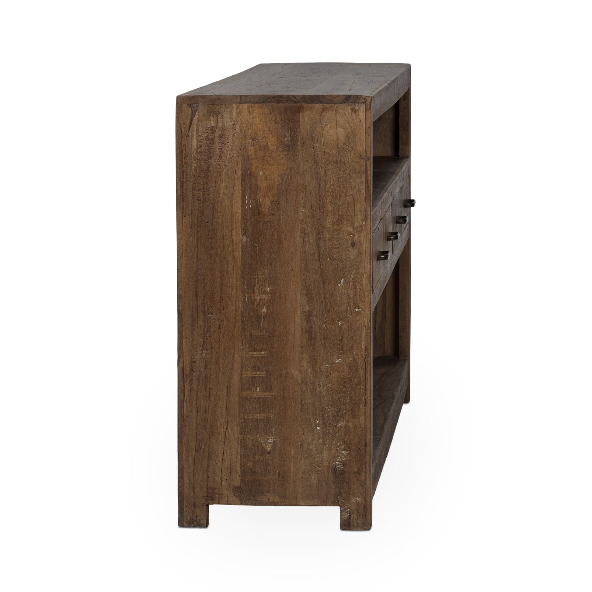 Mattai 4 Drawer Console Table - Natural - Armoire Natural