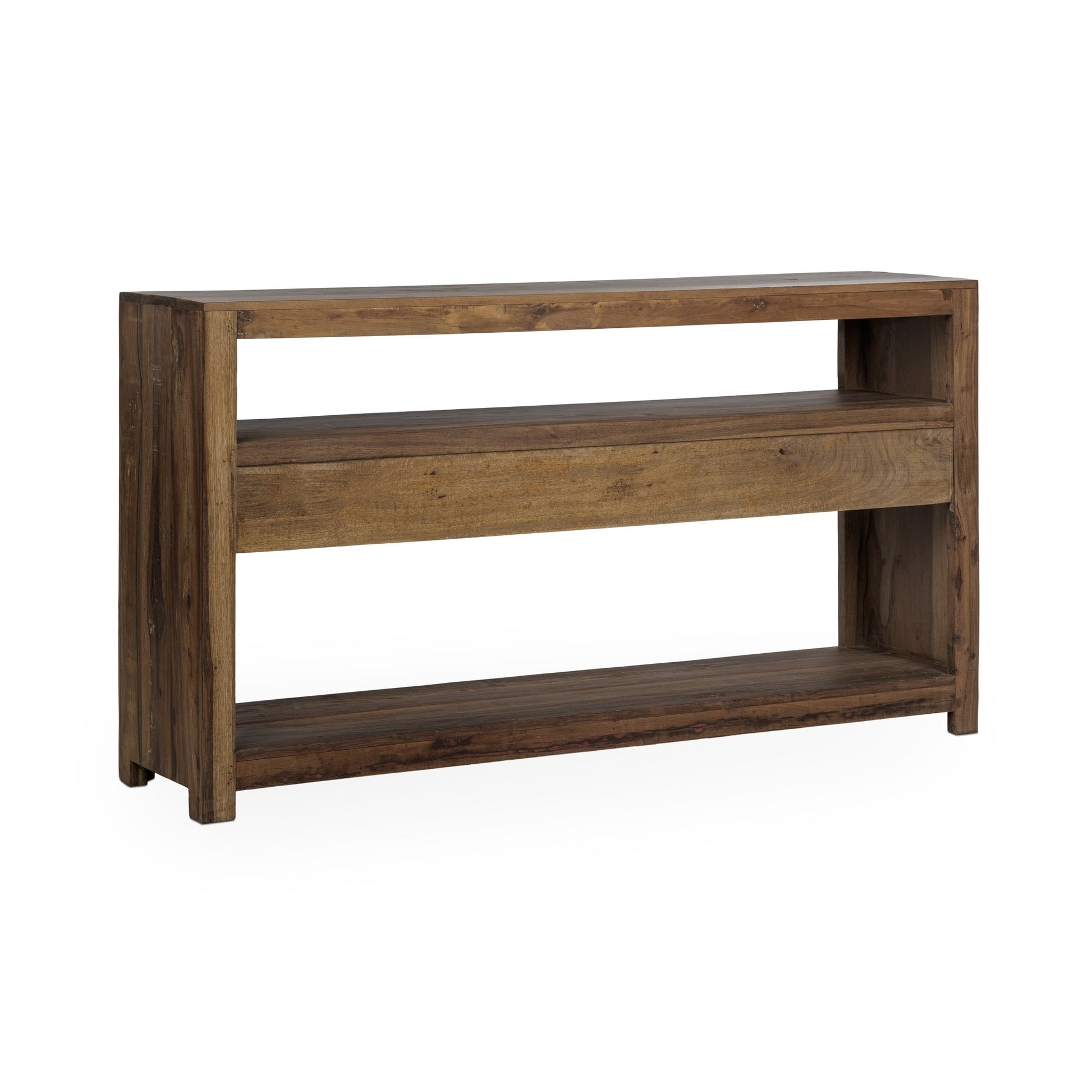 Mattai 4 Drawer Console Table - Natural - Armoire Natural