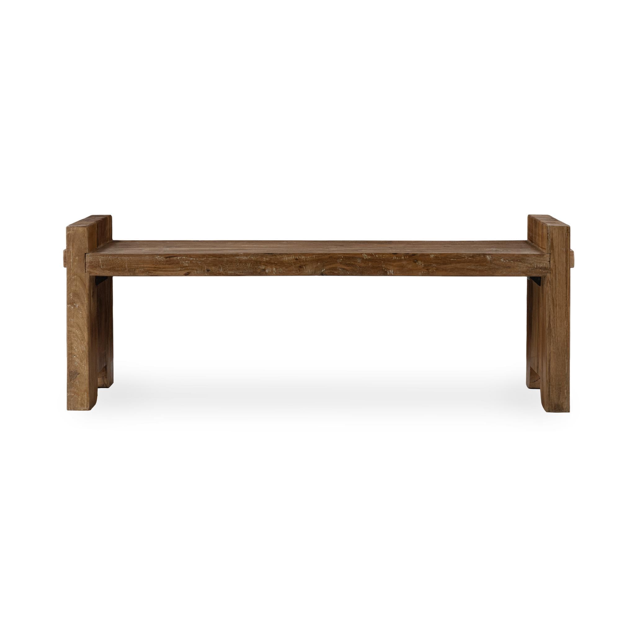 Marsa Accent Bench - Natural