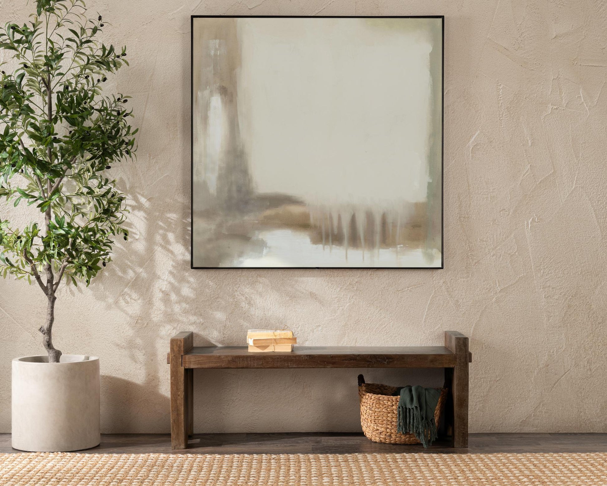 Marsa Accent Bench - Natural