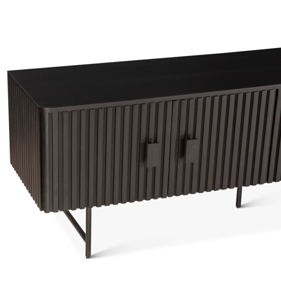 Valor 98" Plasma Cabinet  Matte Black