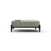 Madera Corner Cocktail Table Brushed Gold 39" by Caracole