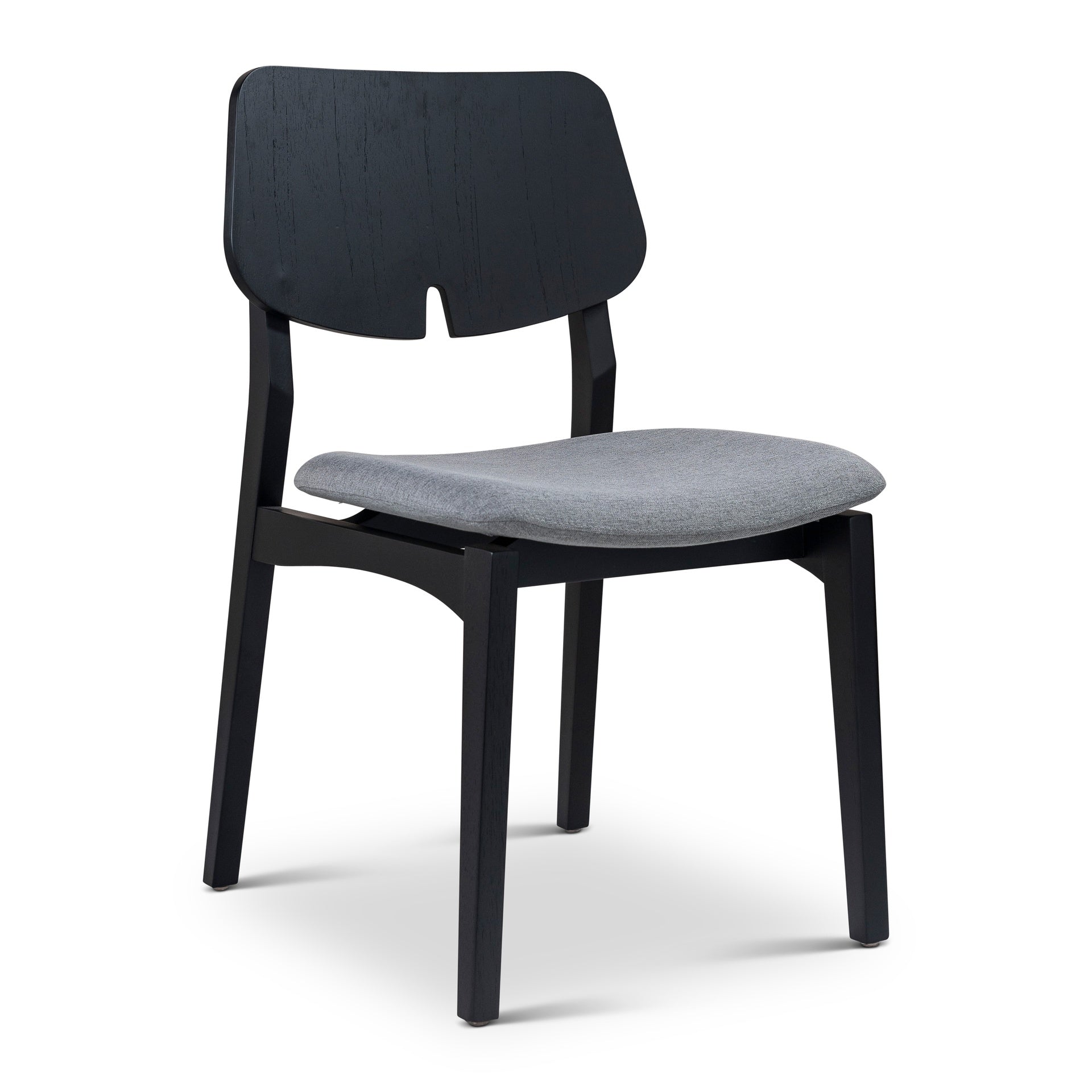 Beth Essence Grey & Ebano Side Chair by Urbia