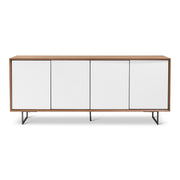 Quadrum Branco & Damasco Lacquered & Wood Buffet by Urbia
