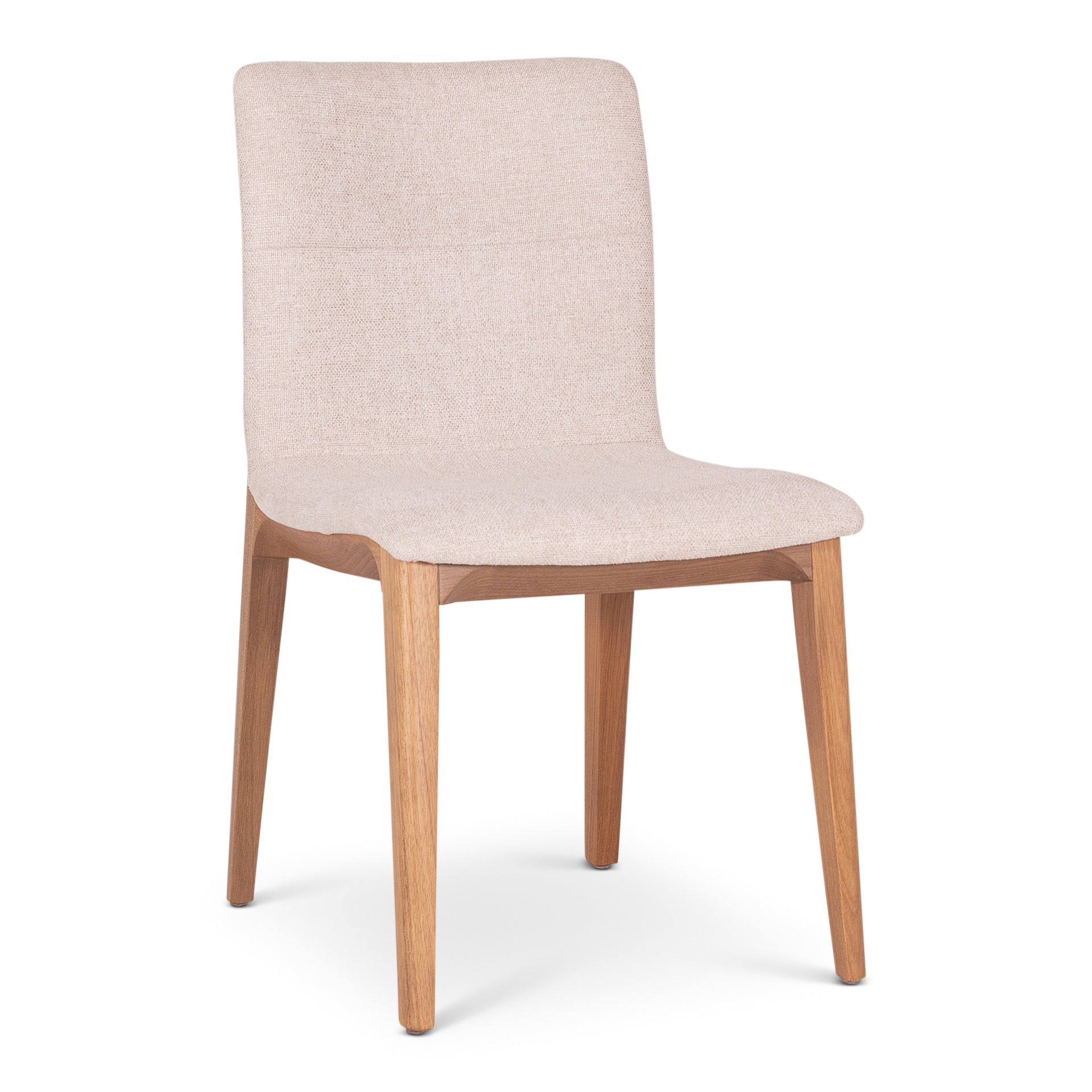 Modern Brazilian - Godan Side Chair - Harvest Natural Seat - Domasco Frame by Urbia