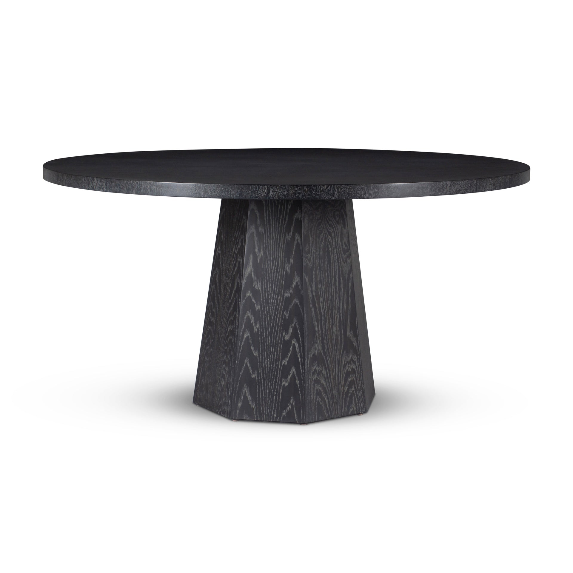 Kaia Charcoal Round Dining Table by Urbia