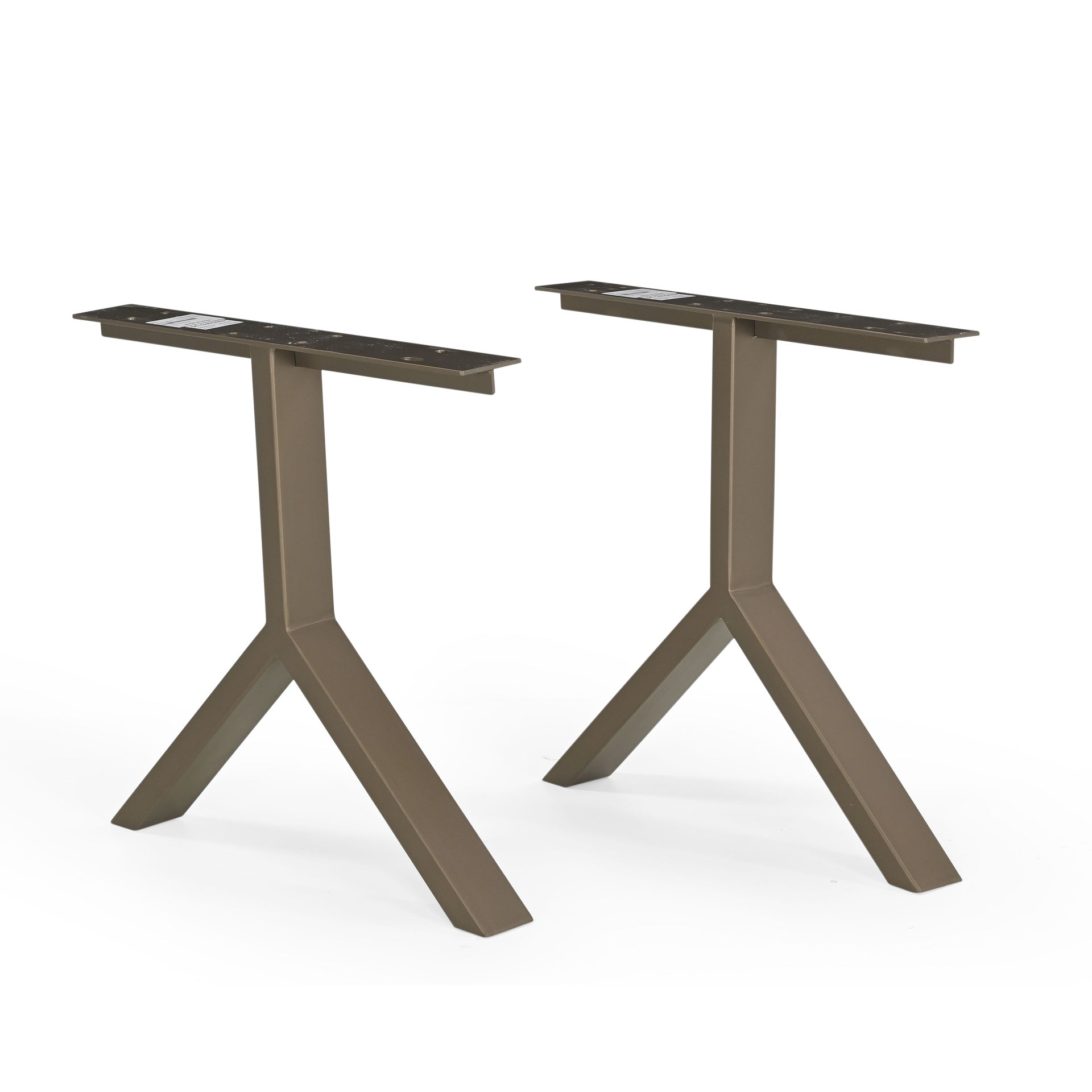 Y Brass Dining Table Base (Set of 2) by Urbia
