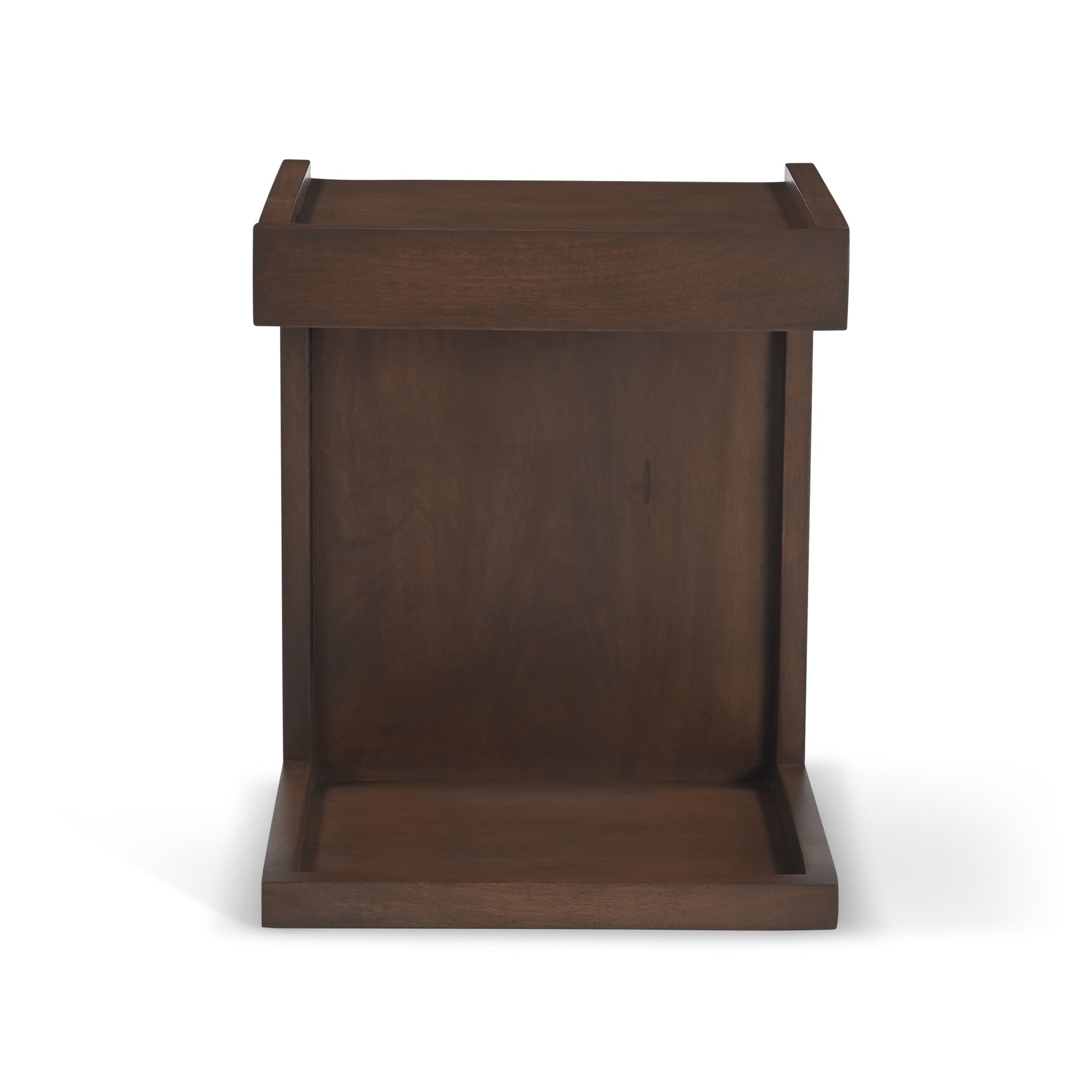 Rivo Walnut End Table by Urbia