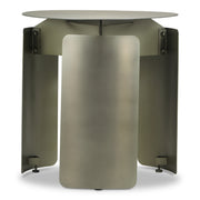 Senshi Industrial Nickel End Table by Urbia