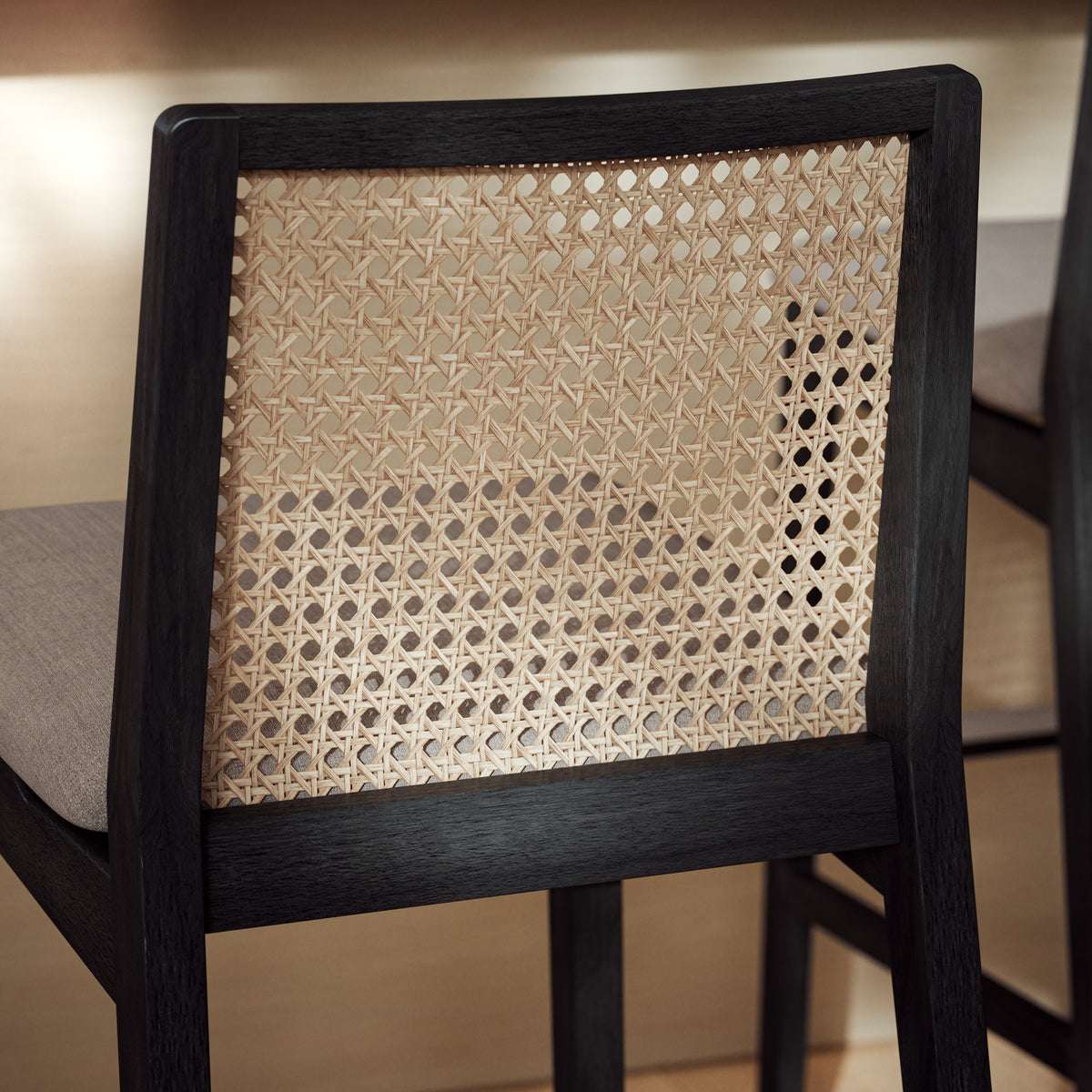 Nardia Cane Counter Stool by Urbia - detail 9