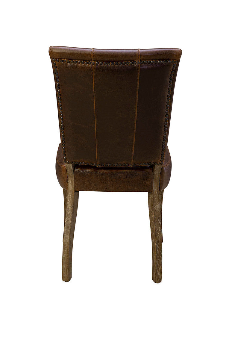 Beale Leather Side Chair - 18.5'