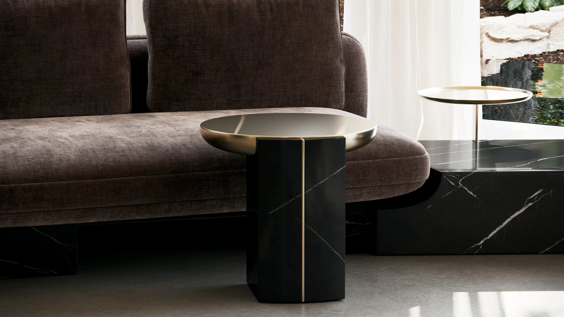 Overlap Side Table 22" by Caracole - view 7
