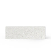 Mixx - Una Bench - 59.75" - Ivory Terrazzo