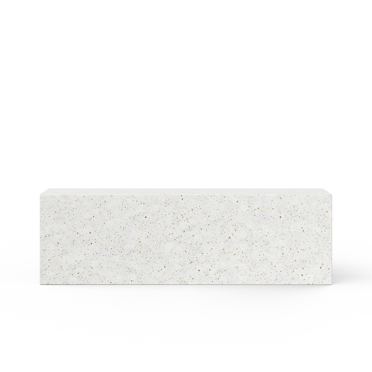 Mixx - Una Bench - 59.75" - Ivory Terrazzo