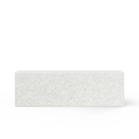 Mixx Una Bench 59.75" - Ivory Terrazzo