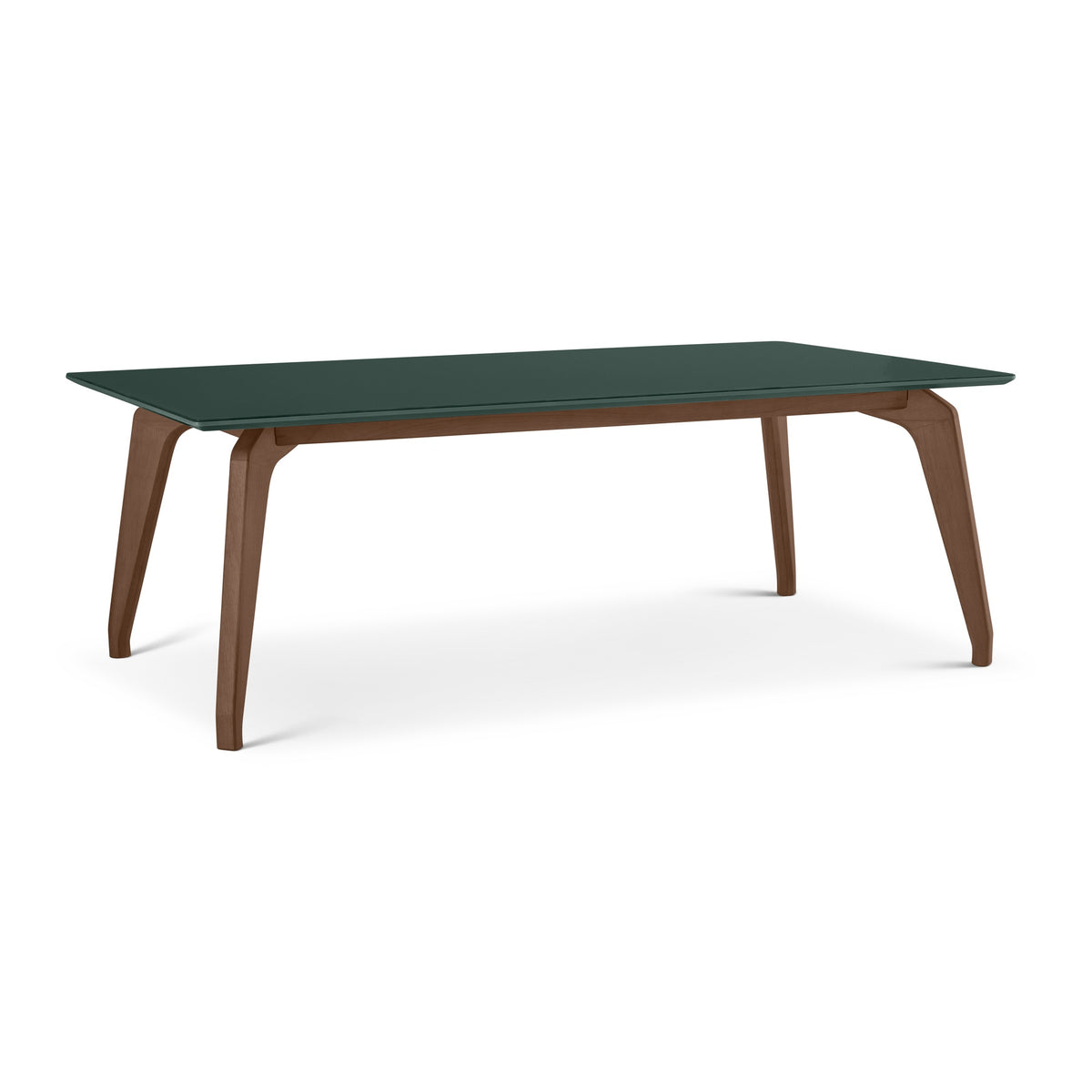 Giane Glass Top Dining Table Floresta, Nogal, 86" by Urbia - detail 3