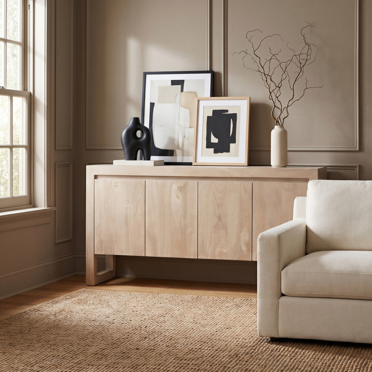 Brooks Buffet - White Wash by Urbia - detail 7