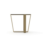 Counter Balance Side Table Brushed Gold 27" by Caracole