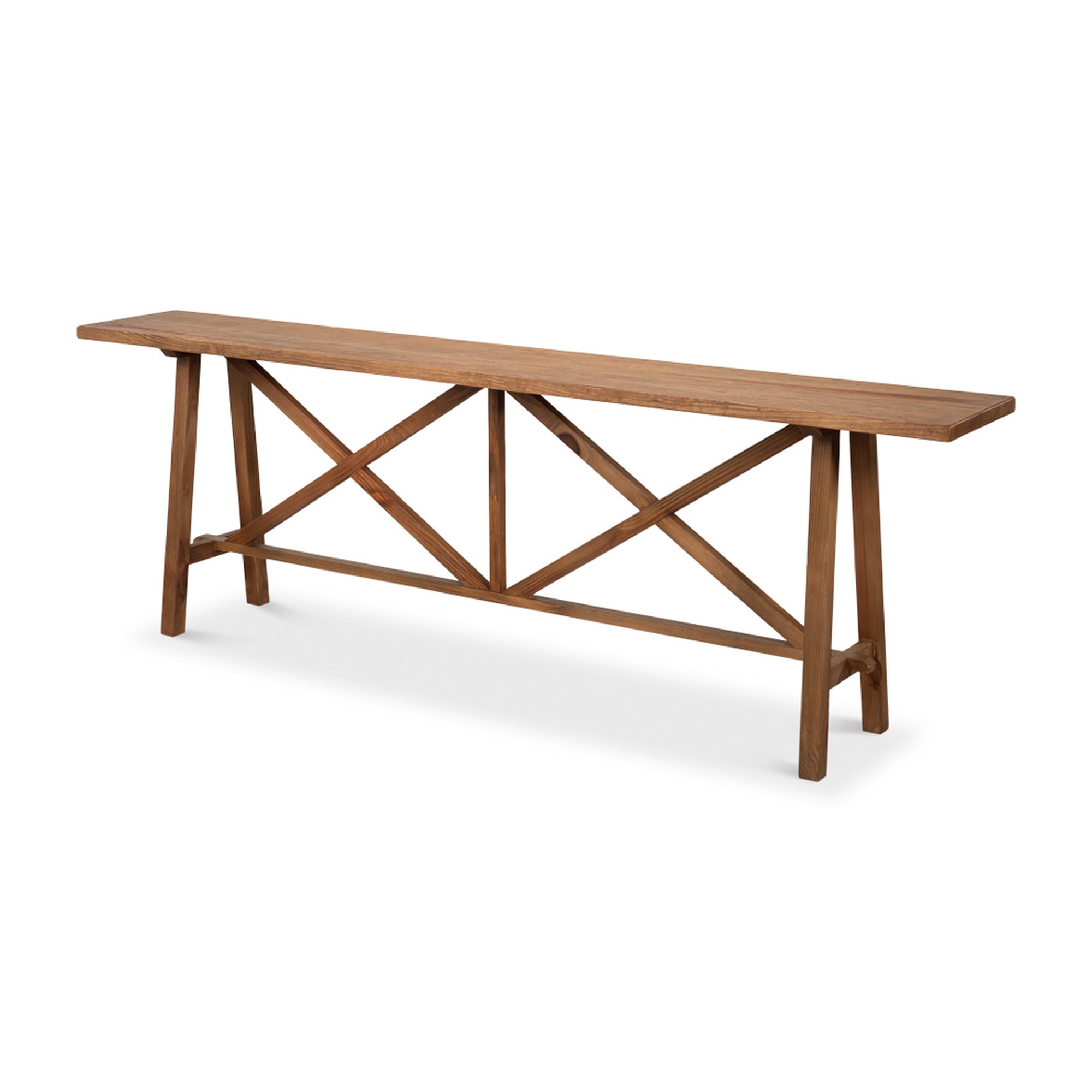 Double X Base Sofa Table by Sarreid Ltd