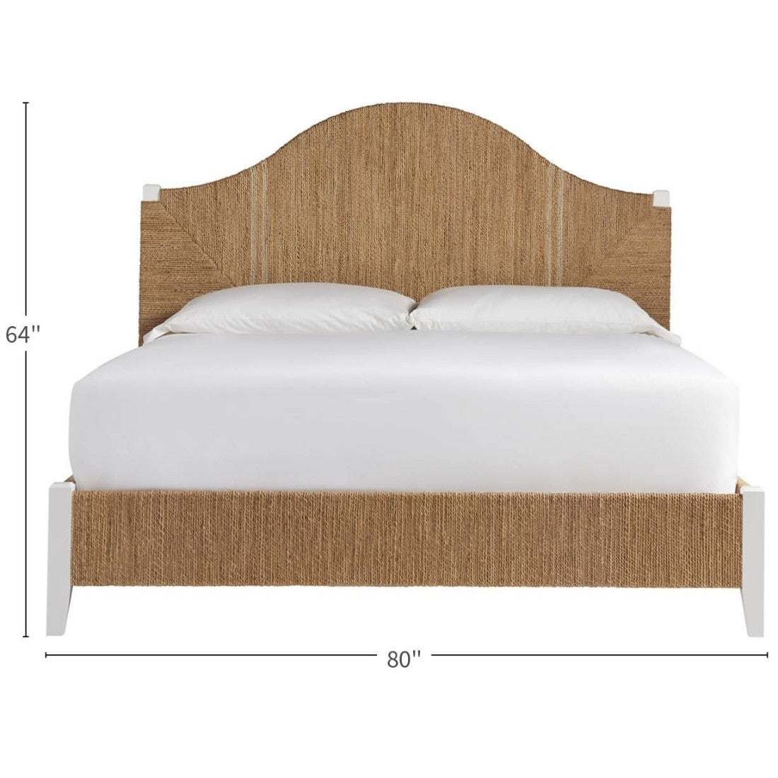 Seabrook Woven Abaca King Bed Frame