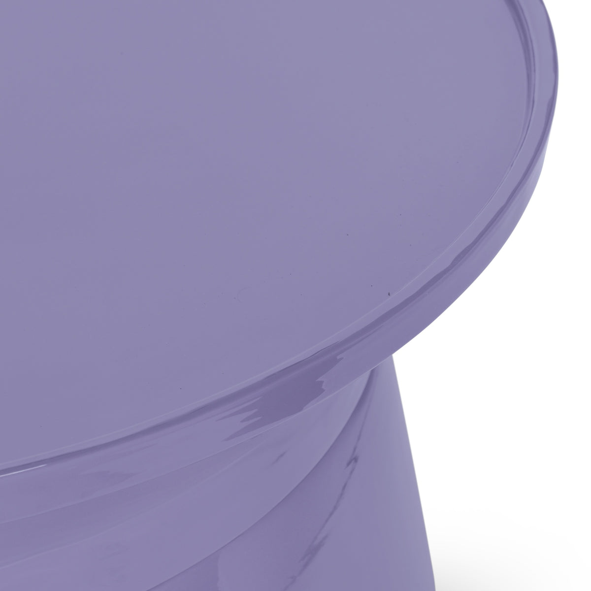 Sabine Enamel Coffee Table Lavender Purple by Urbia - detail 3