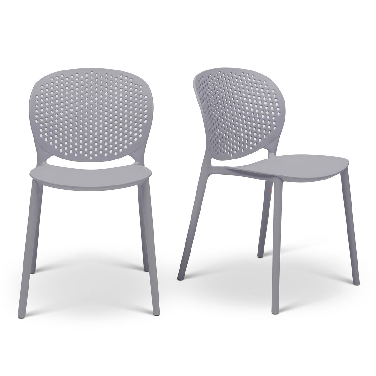 Metro Bailey Side Chair Set of 4 - Light Grey Seat by Urbia - detail 7