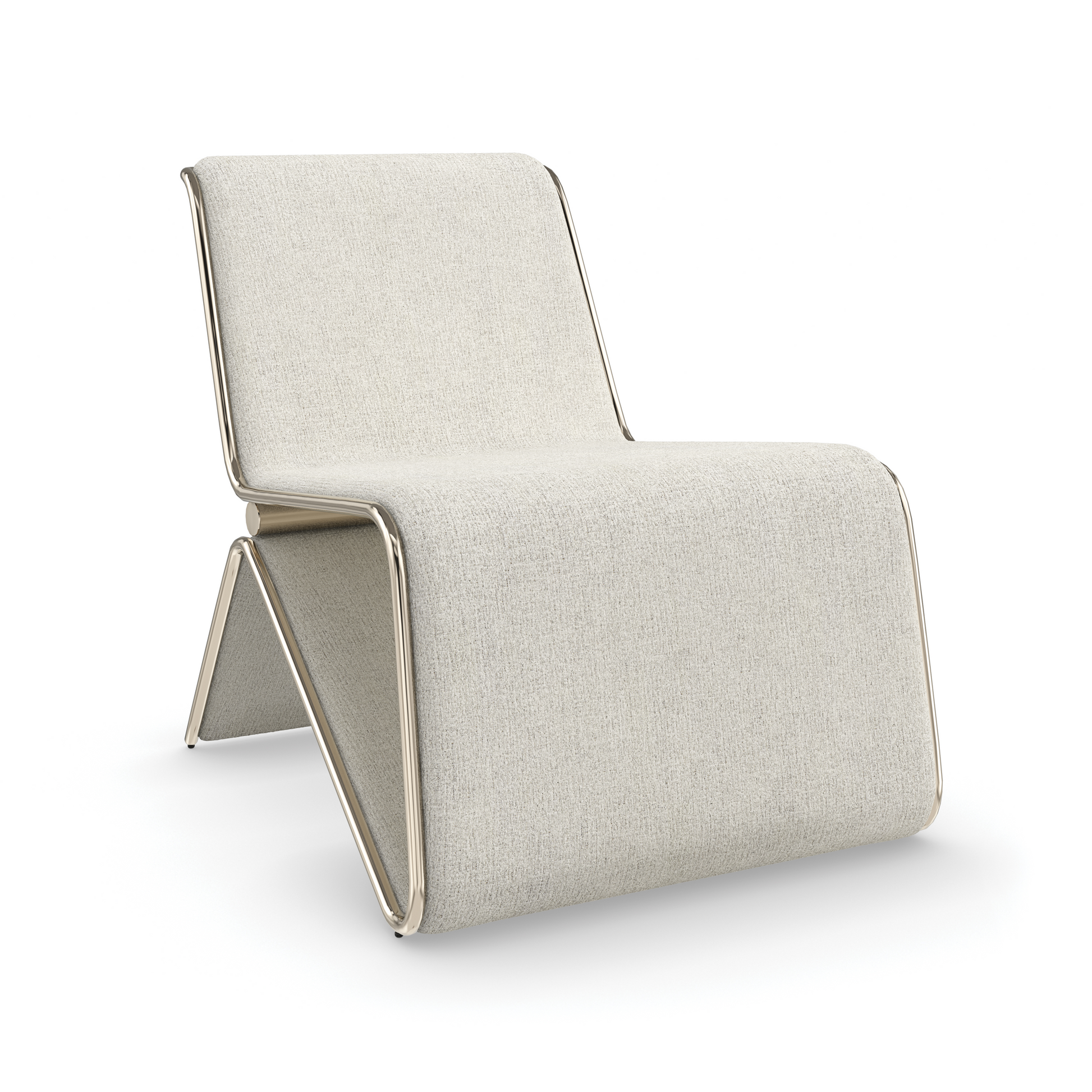 Parallax Whisper of Gold Accent Chair 26.50" by Caracole - view 6