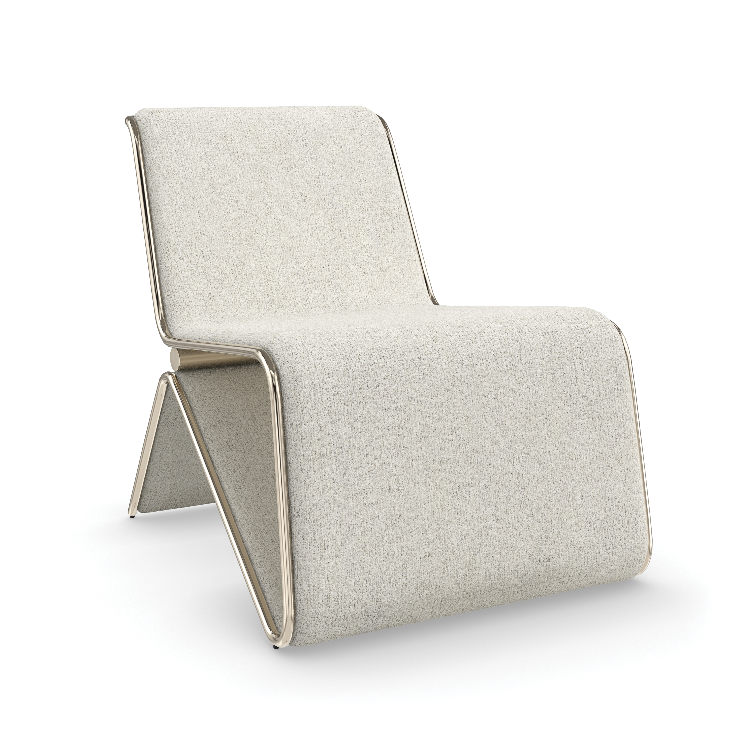 Parallax Whisper of Gold Accent Chair 26.50" by Caracole - view 6