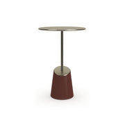 Rossetta Accent Table Rouge Red Gloss End Table 15" by Caracole