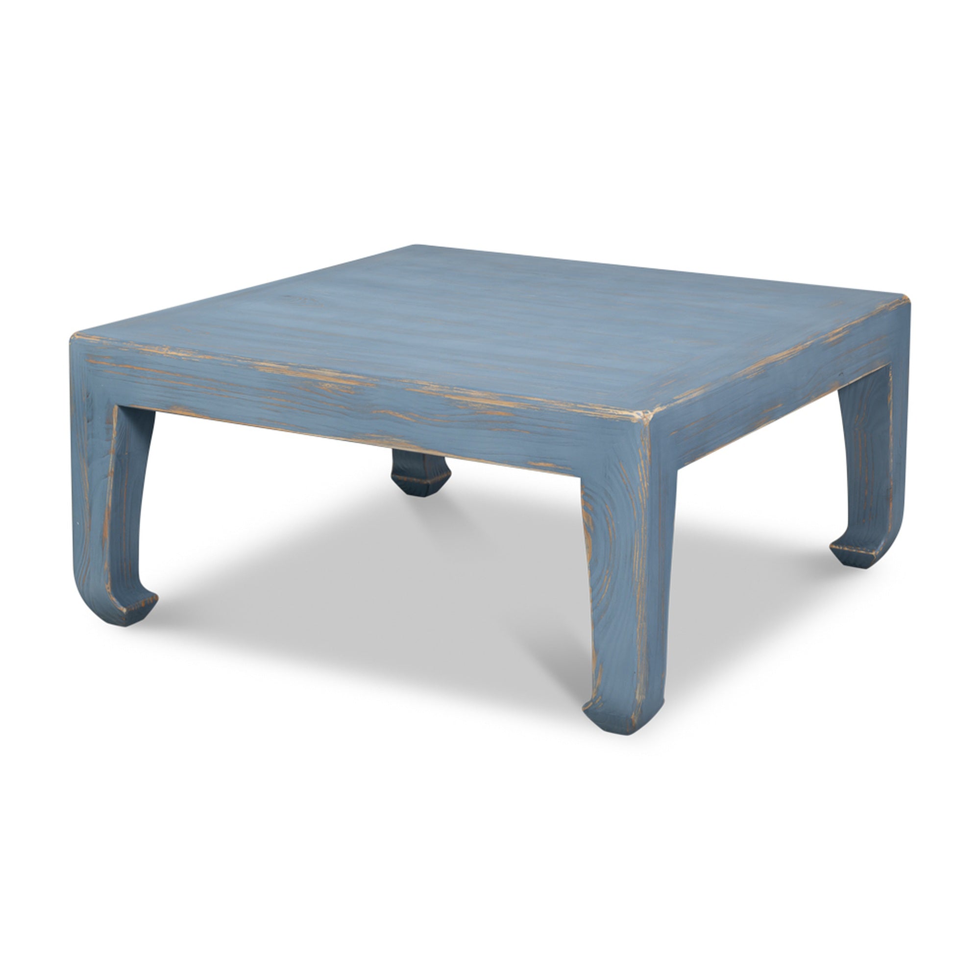 Classic Chinese Cocktail Table, Blue by Sarreid Ltd