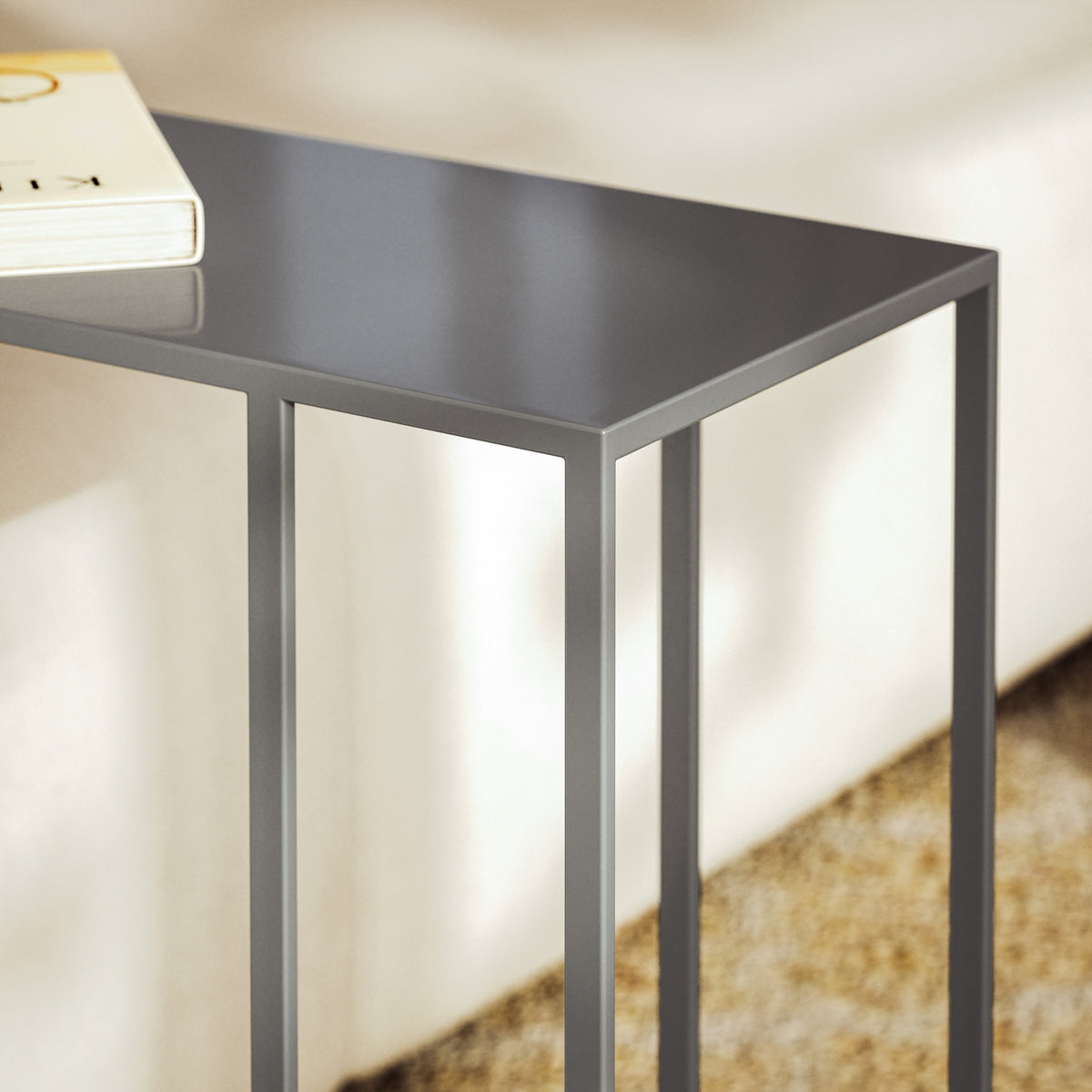 Tanu C-Table Enamel End Table Pearl Blue by Urbia - detail 6