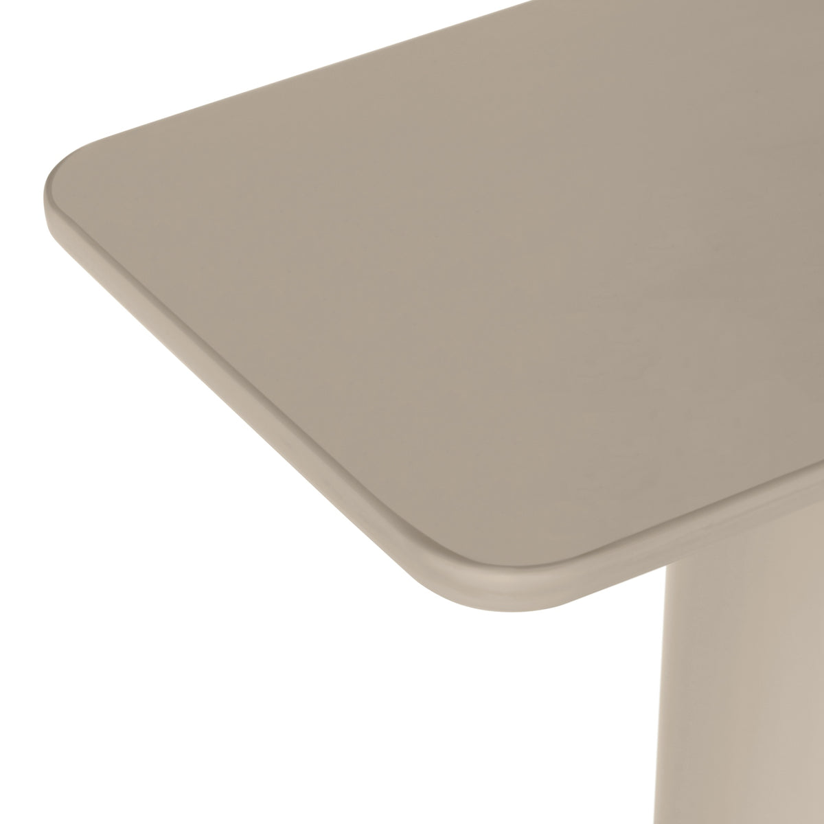 Alessia Enamel End Table Latte Taupe by Urbia - detail 4