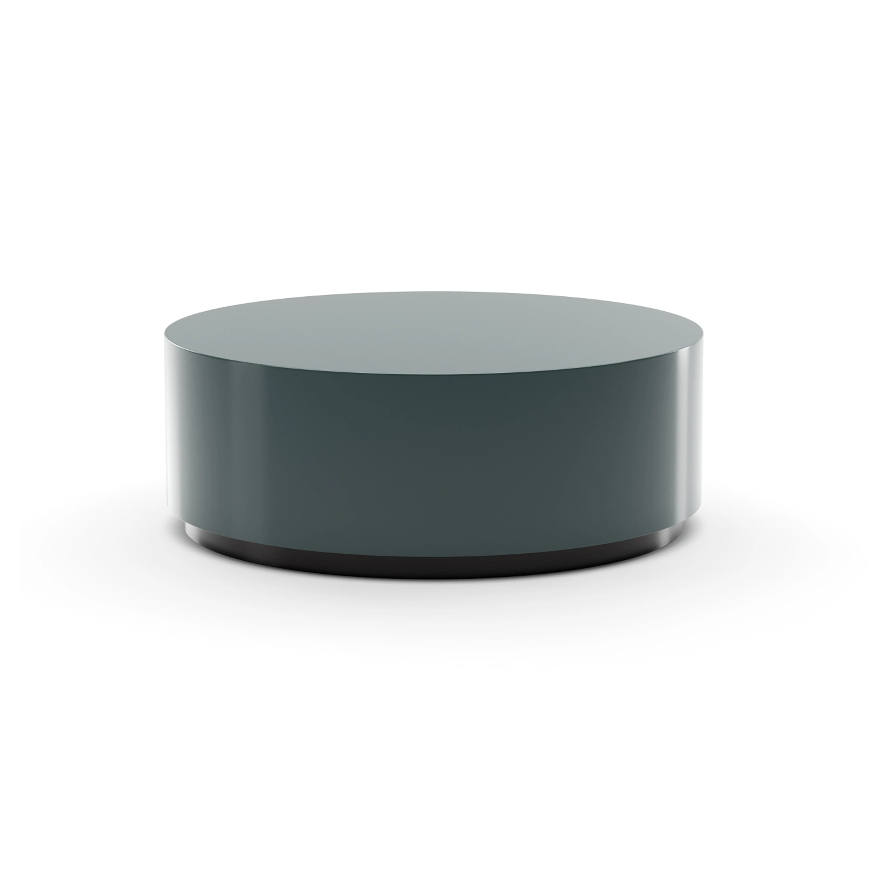 Cocktail Couture Round Cocktail Table Apatit Almost Black 46" by Caracole - view 4