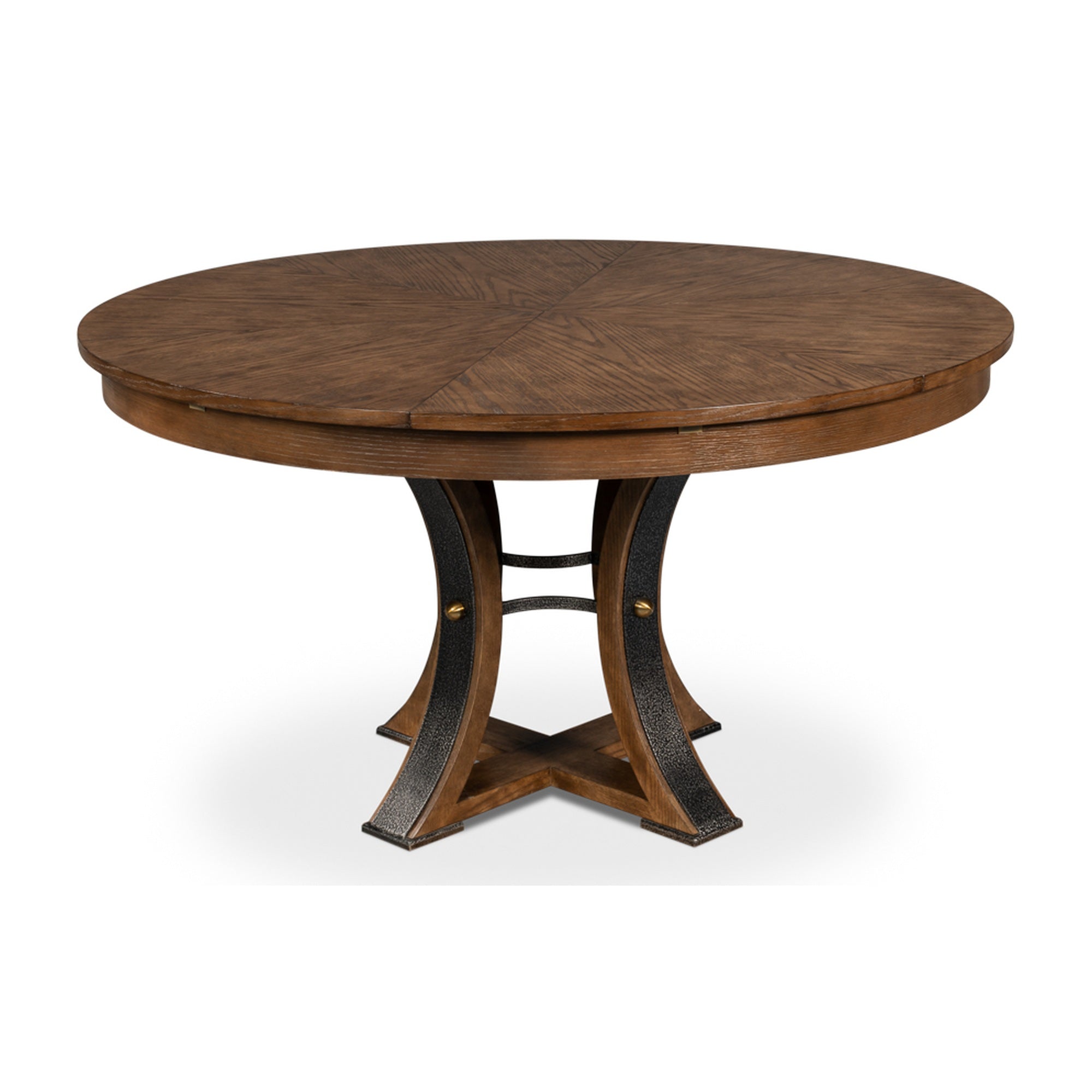 Tower Jupe Dining Table, Med,Light Mink by Sarreid Ltd