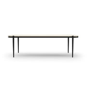 Madera Rec Dining Table - Opal Brushed Gold 94.50" by Caracole